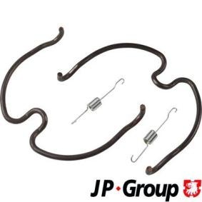 JP GROUP 1263952610 Kit de accesorios, pastillas de frenos SUZUKI LIANA Fastback 1.6 103 cv Motor otto