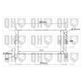 QUINTON HAZELL QER1013 Radiador ROVER 100