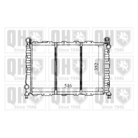QUINTON HAZELL QER1445 Kühler ALFA ROMEO 146 (930) 1.7 129 PS Otto
