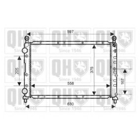 QUINTON HAZELL QER2110 Kühler ALFA ROMEO 146 (930) 1.8 140 PS Otto