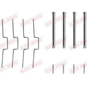 QUICK BRAKE 109-1176 Zubehörsatz, Scheibenbremsbelag LAND ROVER Defender Pritsche / Fahrgestell (L316) 2.2 122 PS Diesel