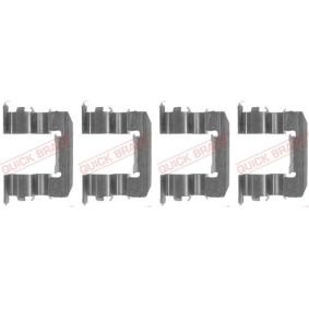 QUICK BRAKE 109-1184 Kit d'accessoires, plaquette de frein à disque HYUNDAI SONATA 4 (EF) 2.5 160 CV Essence