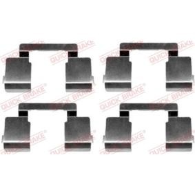 QUICK BRAKE 109-1609 Zubehörsatz, Scheibenbremsbelag RENAULT LAGUNA 1 (B56, 556) 1.6 107 PS Otto