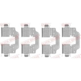QUICK BRAKE 109-1773 Zubehörsatz, Scheibenbremsbelag RENAULT Megane 4 Grandtour (K9A/M/N_) 1.6 115 PS Otto