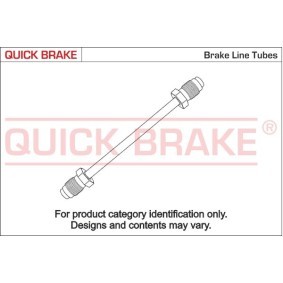 QUICK BRAKE CU-0780TX-TX Tubería de freno SUZUKI BALENO Ranchera familiar (EG) 1.6 98 cv Motor otto