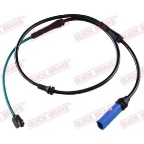 QUICK BRAKE WS 0418 A Sensor de desgaste pastilha de travão TOYOTA