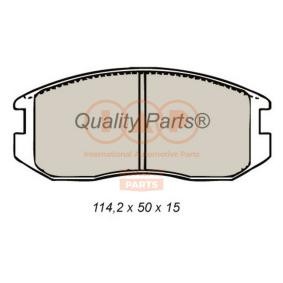Bremsbeläge des Herstellers IAP QUALITY PARTS - Originalware Artikelnummer: 704-12092