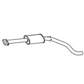 VEGAZ FTS-455 Mittelschalldämpfer FIAT PUNTO EVO (199)