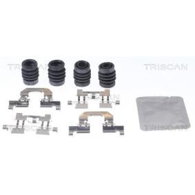 TRISCAN 8105 501589 Kit d'accessoires, plaquette de frein à disque MAZDA 3 3/5 portes (BM, BN) 1.5 100 CV Essence
