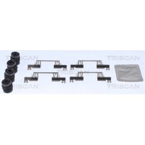 TRISCAN 8105 501590 Kit d'accessoires, plaquette de frein à disque MAZDA 3 3/5 portes (BM, BN) 1.5 100 CV Essence