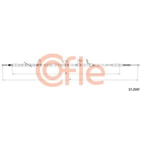 COFLE 17.2597 HYUNDAI SANTA FE 3 (DM) Käsijarruvaijeri