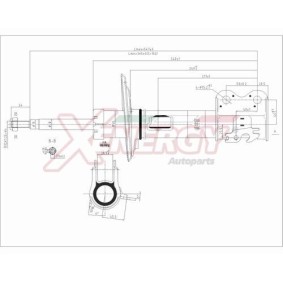 Compre Amortecedor da AP XENERGY X745333 a um preço baixo por 57,69&nbsp;&euro;