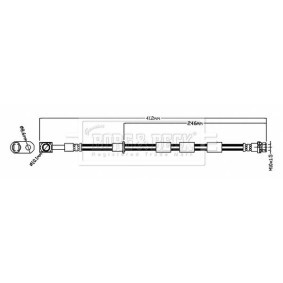 Compre Tubo flexível de travão da BORG & BECK BBH8823 a um preço baixo por 49,22&nbsp;&euro;