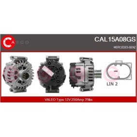 CASCO CAL15A08GS Generator MERCEDES-BENZ E-klass All-Terrain (S213) 3.0 258 hk Diesel