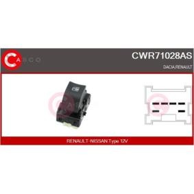 CASCO CWR71028AS Interruptor de vidros RENAULT CAPTUR