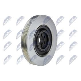NTY RKP-FT-001 Riemenscheibe, Kurbelwelle ALFA ROMEO 159 Sportwagon (939) 2.4 200 PS Diesel