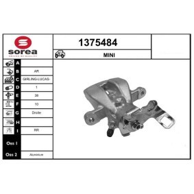 SNRA 1375484 Pinzas de freno MINI Paceman (R61) 1.6 116 cv Motor otto