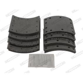 Compre Jogo de calços de travão, travão de tambor da FERODO K19385.2-F3658 a um preço baixo por 174,89&nbsp;&euro;
