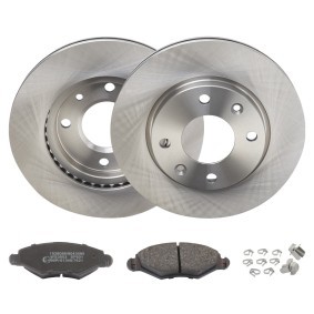 RIDEX 3405B0371 Bromssats PEUGEOT 206 Halvkombi (2A/C)