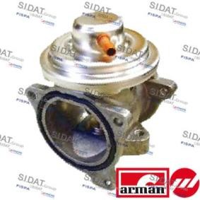 SIDAT 83.742AS Valvola EGR SKODA Fabia 2 (545) 1.4 70 CV Diesel