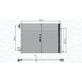 MAGNETI MARELLI 350203823000 Radiatore aria condizionata RENAULT DOKKER