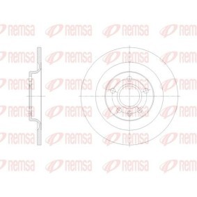 REMSA 62105.00 Bremsscheiben VOLVO XC40 (536) 2.0 190 PS Otto