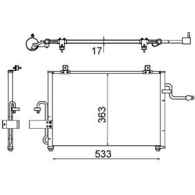Acquista Condensatore climatizzatore da MAHLE AC 645 000S a buon mercato per soli 157,93&nbsp;&euro;