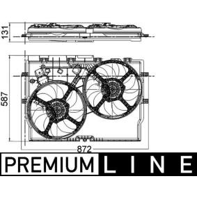 MAHLE CFF 228 000P Jäähdyttimen tuuletin FIAT DUCATO Bussi (244, Z_) 2.3 110 hv Diesel
