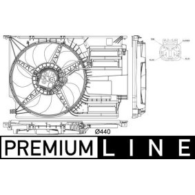 MAHLE CFF 402 000P Kjølevifte MINI