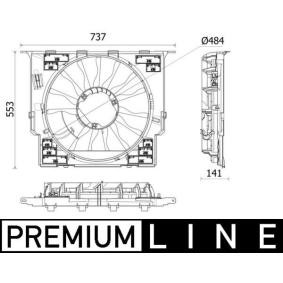 MAHLE CFF 534 000P Ventilador BMW Série 8