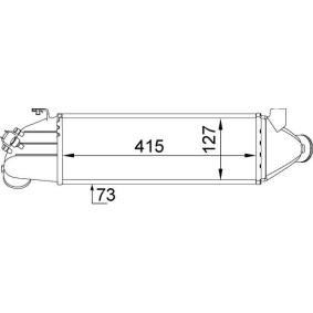 Ladeluftkühler CI 203 000S für FORD