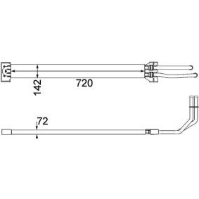 MAHLE CLC 109 000P Radiateur d'huile, direction VW