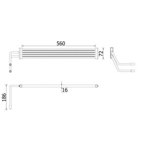 MAHLE CLC 93 000P Radiateur d'huile, direction BMW