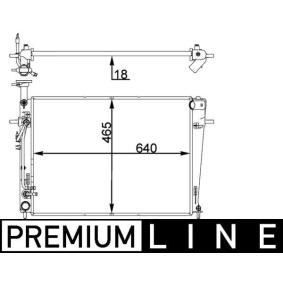 MAHLE CR 1402 000P Radiador HYUNDAI TUCSON (JM) 2.0 136 cv Motor otto