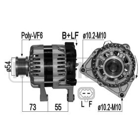 MESSMER 209131A Alternateur CHEVROLET CRUZE (J300) 1.8 137 CV Essence