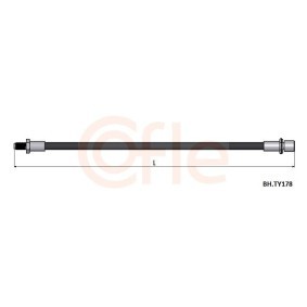 COFLE BH.VK027 Bremsschlauch VOLVO S80 I (184) 2.4 140 PS Otto