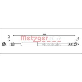 METZGER 4111629 Flexible de frein MAZDA 3 3/5 portes (BM, BN) 1.5 100 CV Essence