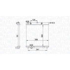MAGNETI MARELLI 350213153700 Kühler CITROËN C3 II (SC_) 1.6 75 PS Diesel