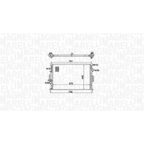 MAGNETI MARELLI 350213157700 Kühler VOLVO XC60 (156) 3.0 286 PS Otto