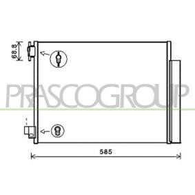 PRASCO DA226C001 Radiatore aria condizionata RENAULT DOKKER