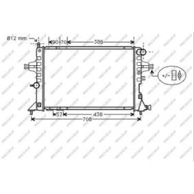 PRASCO OP017R001 Radiatore CHEVROLET ASTRA