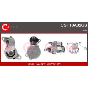 CASCO CST10A02GS Startmotor AUDI A4 B9 Sedan (8W2, 8WC) 3.0 354 hk Bensinmotor
