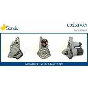 SANDO 6035370.1 Anlasser RENAULT Megane 4 Grandtour (K9A/M/N_) 1.6 115 PS Otto