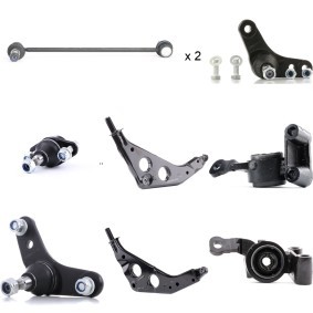 RIDEX 772S0321 Jogo de reparação, braço transversal MINI Hatchback (R50, R53) 1.4 75 cv Otto