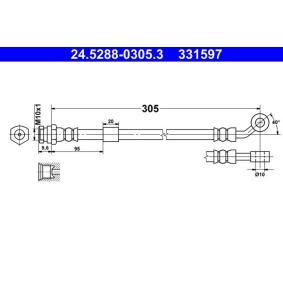Compre Tubo flexível de travão da ATE 24.5288-0305.3 a um preço baixo por 77,11&nbsp;&euro;