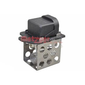 METZGER 0917367 Gebläsewiderstand RENAULT GRAND SCENIC 3 (JZ0/1)