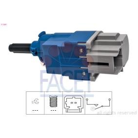 FACET 7.1291 Kupplungsschalter (GRA) RENAULT CAPTUR