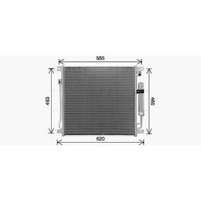 AVA COOLING SYSTEMS MT5285D Radiatore aria condizionata FIAT FULLBACK