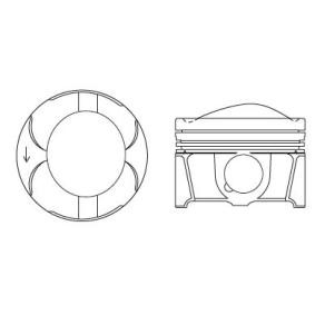 Kolben PK26-050 FORD TRANSIT COURIER von FAI AutoParts