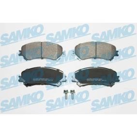 SAMKO 5SP1996 Bremsbeläge RENAULT Megane 4 Schrägheck (B9A/M/N_) 1.6 160 PS Hybrid